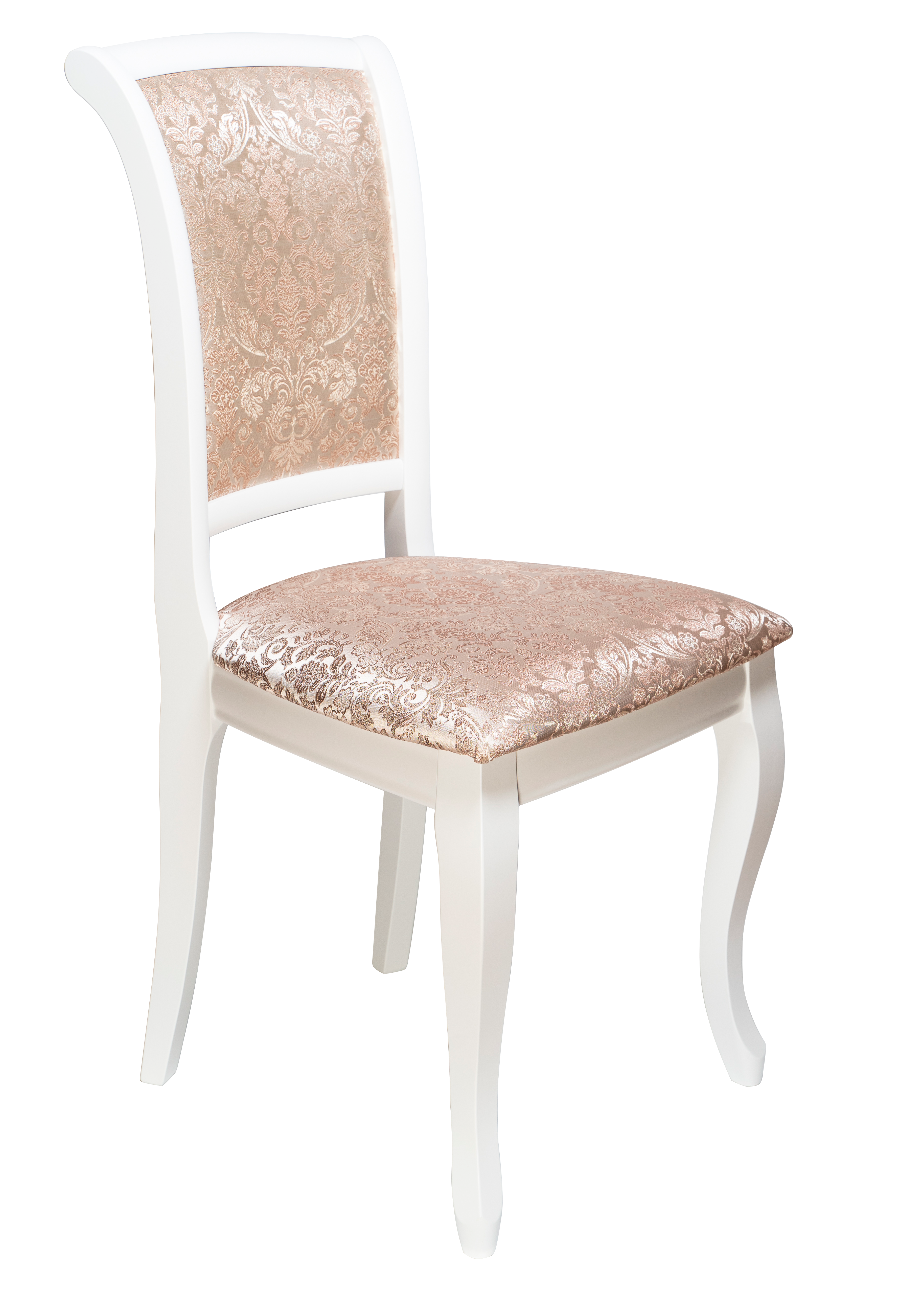 Деревянный стул белый, бежевый &quot;Сибарит-5&quot;