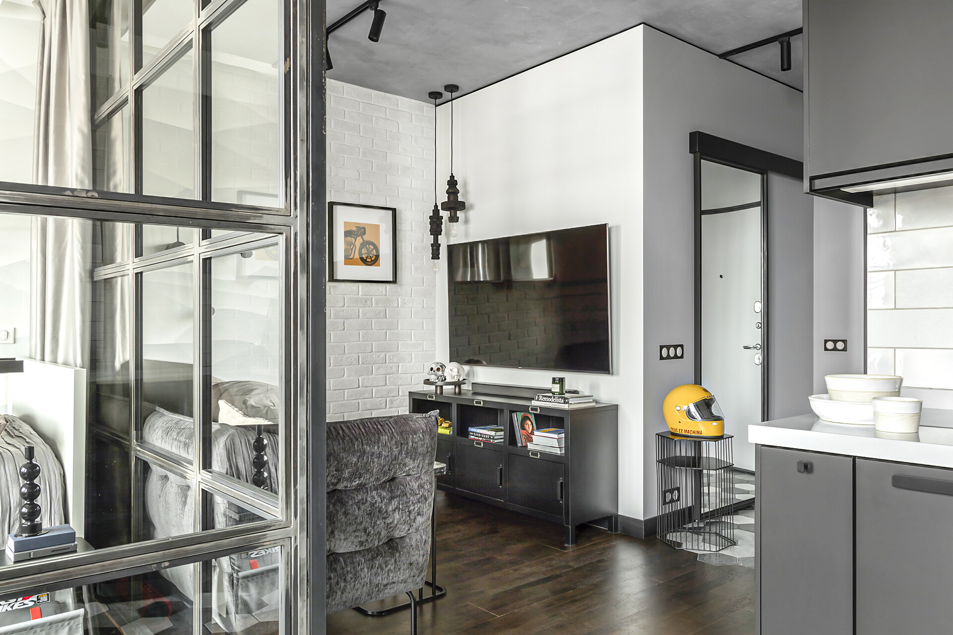 Как оформить интерьер однокомнатной квартиры: 47 классных идей с фото