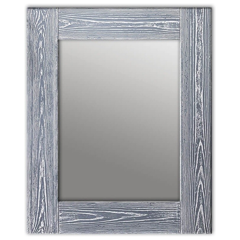 Зеркало настенное прямоугольное 50х65 см серое &quot;Шебби Шик Серый&quot;