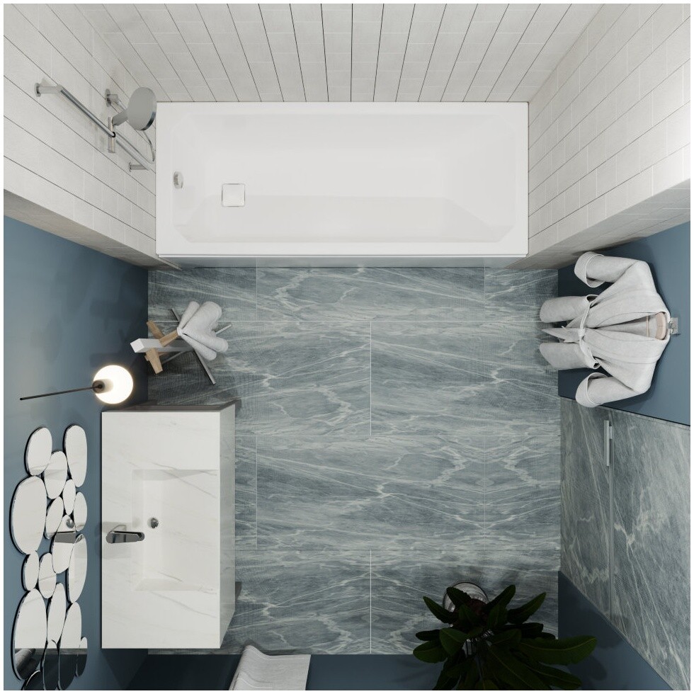 Ванна акриловая 150х70 см белая Triton "Прага" Щ0000049117 - изображение 4