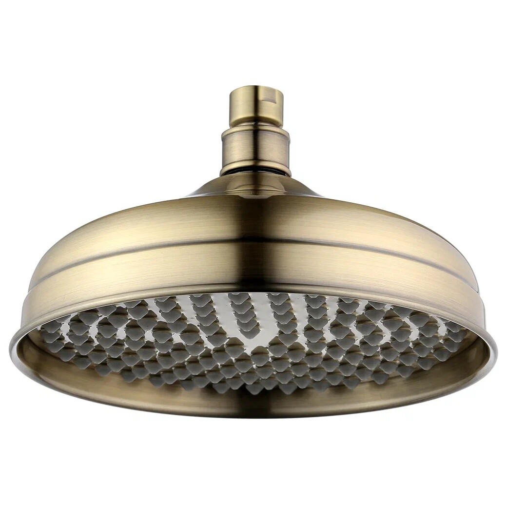 Лейка для верхнего душа круглая 20 см бронза Lemark LM8989B