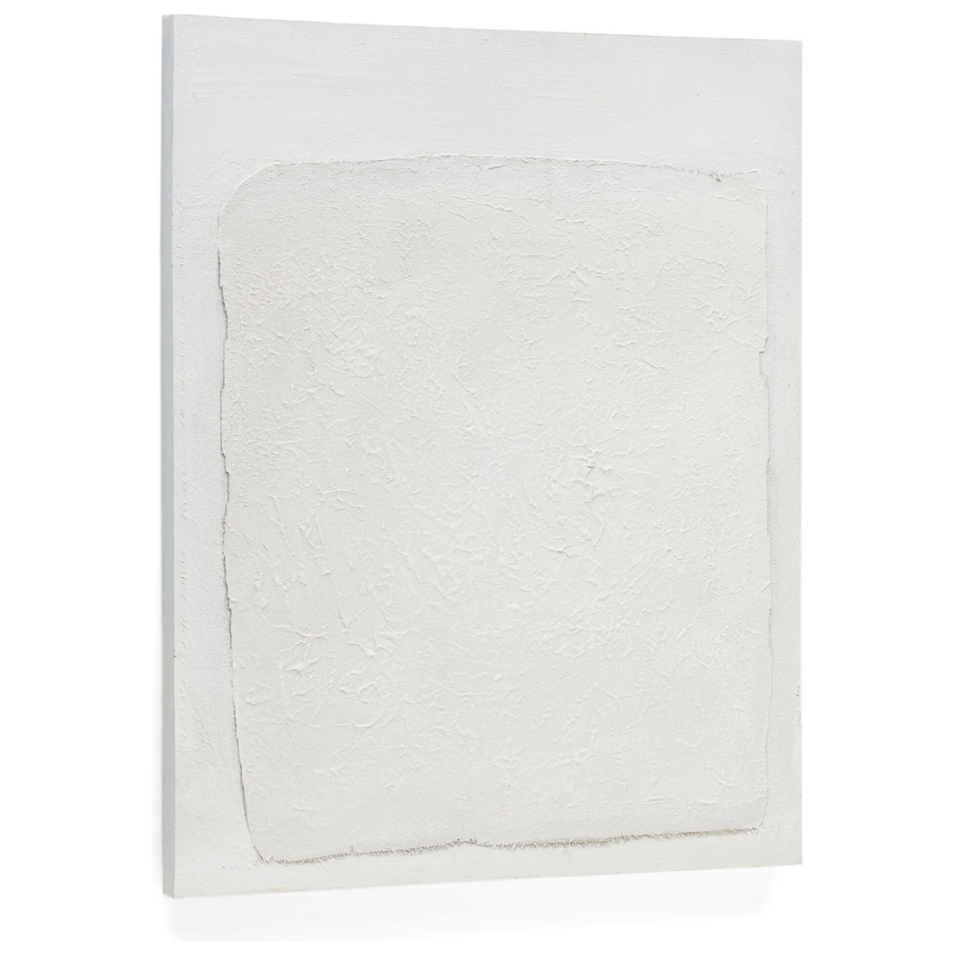 Картина абстрактная на холсте 80х100 см белая Rodes от La Forma 157891