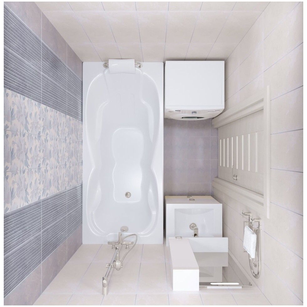 Ванна акриловая 190х90 см обрезанная белая Triton "Персей ЭКСТРА" Н0000025024 - изображение 6