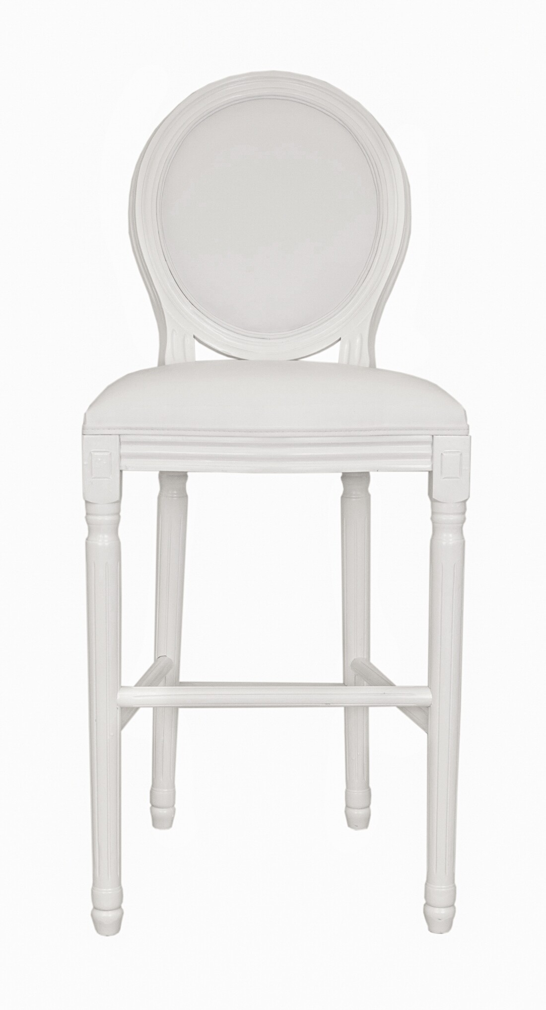 Барный стул со спинкой белый Filon