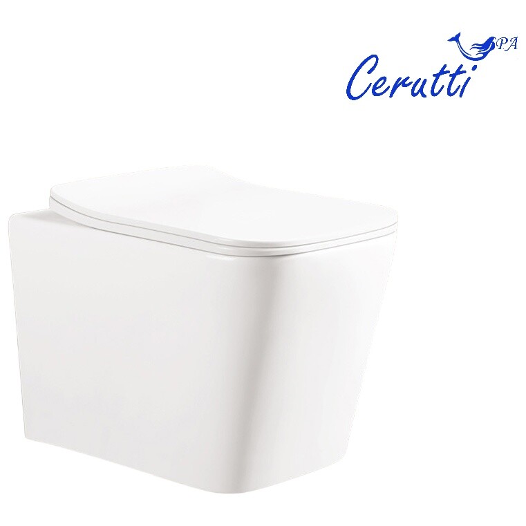 Унитаз подвесной безободковый белый Ceruttispa Maiella Aria UF CT10480 - изображение 4