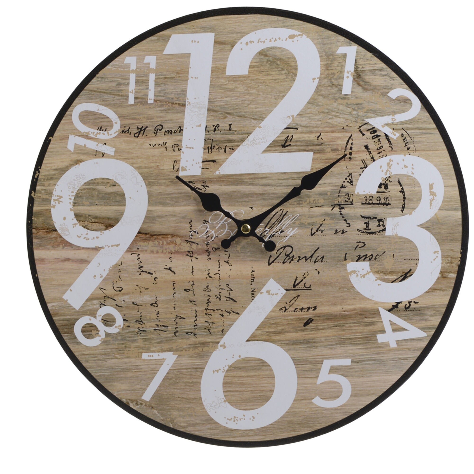 Часы настенные кварцевые коричневые 40 см Gordon palace