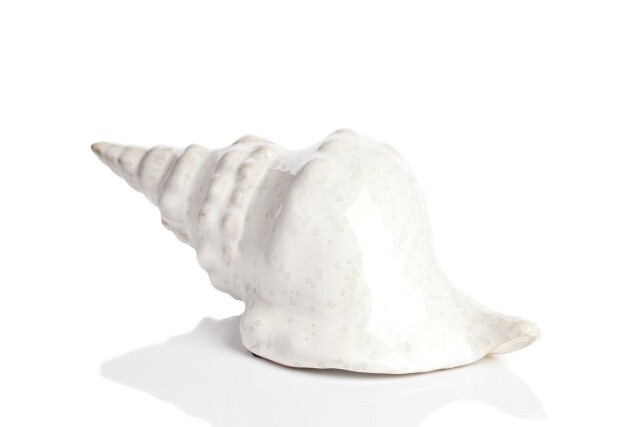 Статуэтка белая малая &quot;Ракушка&quot; Marine Shells White 