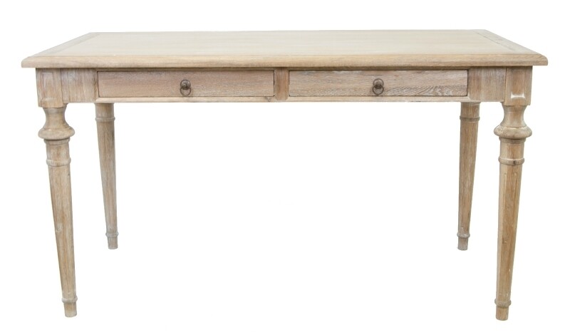 Письменный стол с ящиками белый деревянный Conlin