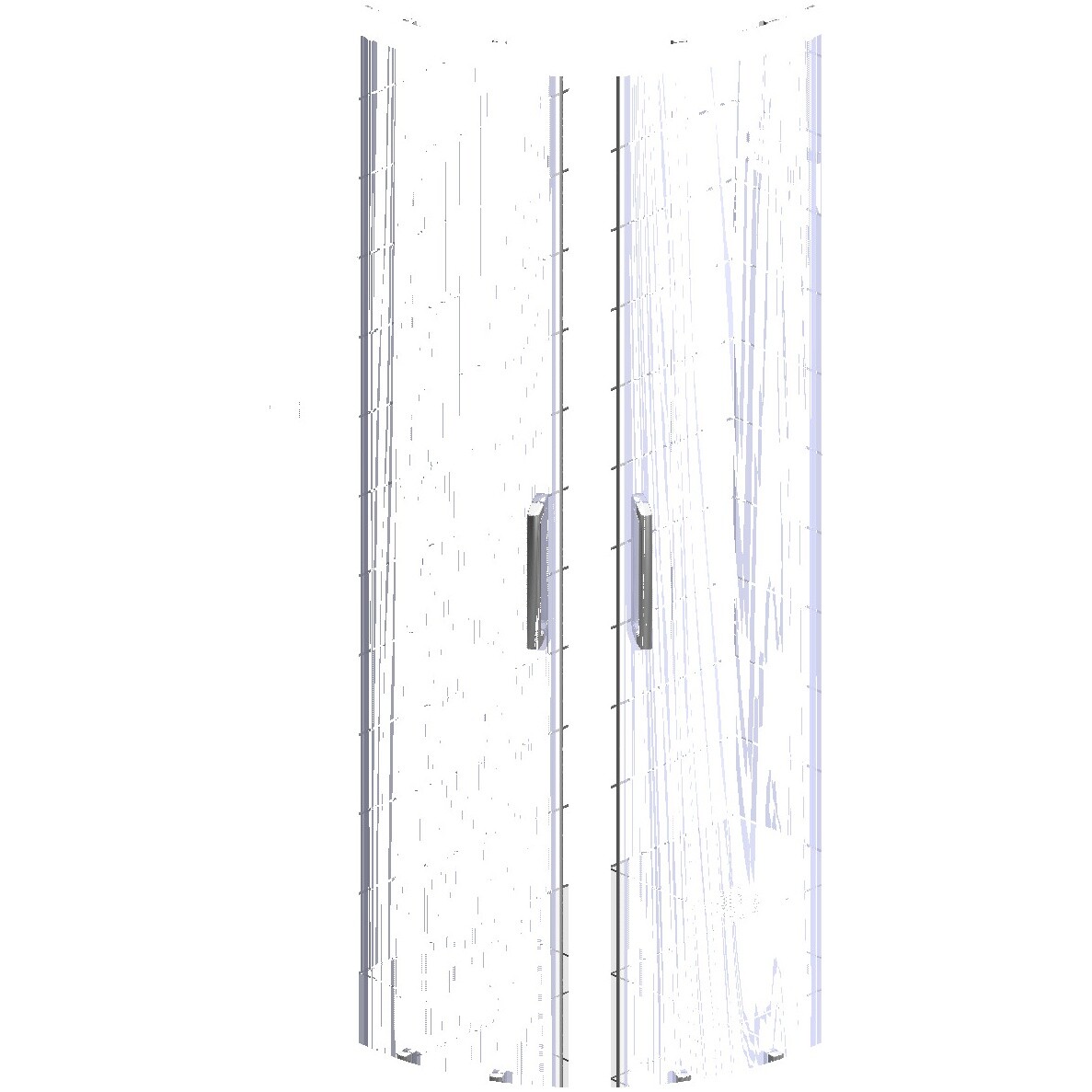 Душевой уголок 110х90 см хром глянец, прозрачное стекло Stworki "Лунд" - изображение 9