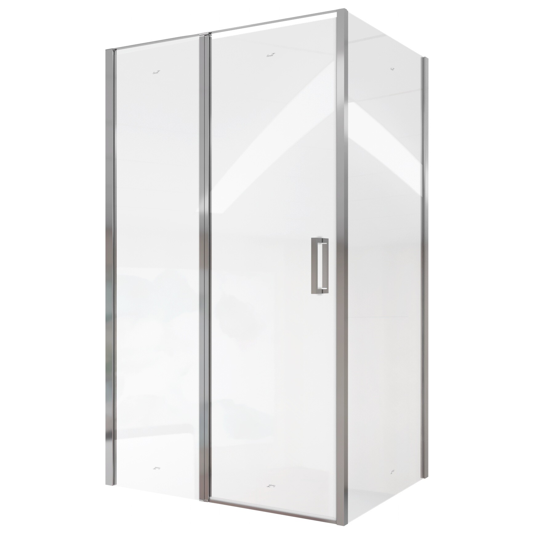 Душевой уголок прямоугольный 90x120 см хром Cerutti SPA Victoria 120