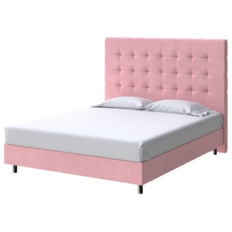 Кровать двуспальная 180х200 см casa жемчужно-розовая Madrid Boxspring Standart