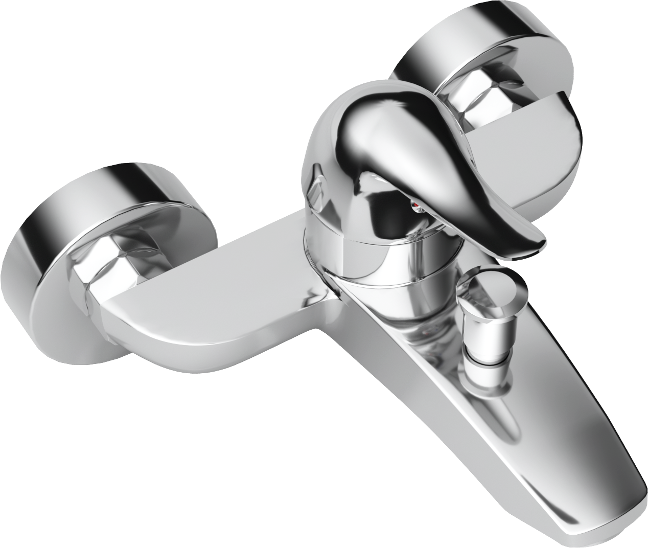 Смеситель для ванны с душем хром Mega Mercan MG-SER103-i - изображение 5