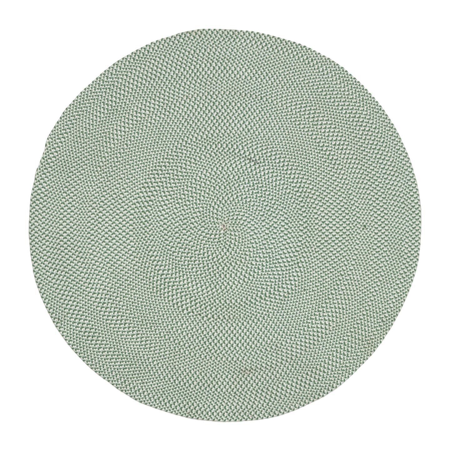 Ковер на пол круглый зеленый 150 см Rodhe от La Forma