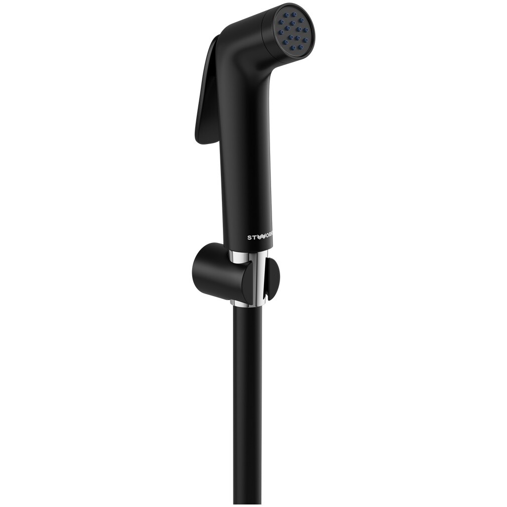Гигиенический душ со шлангом черный Stworki "Ларвик" S186011-7Q02-I012 - изображение 5