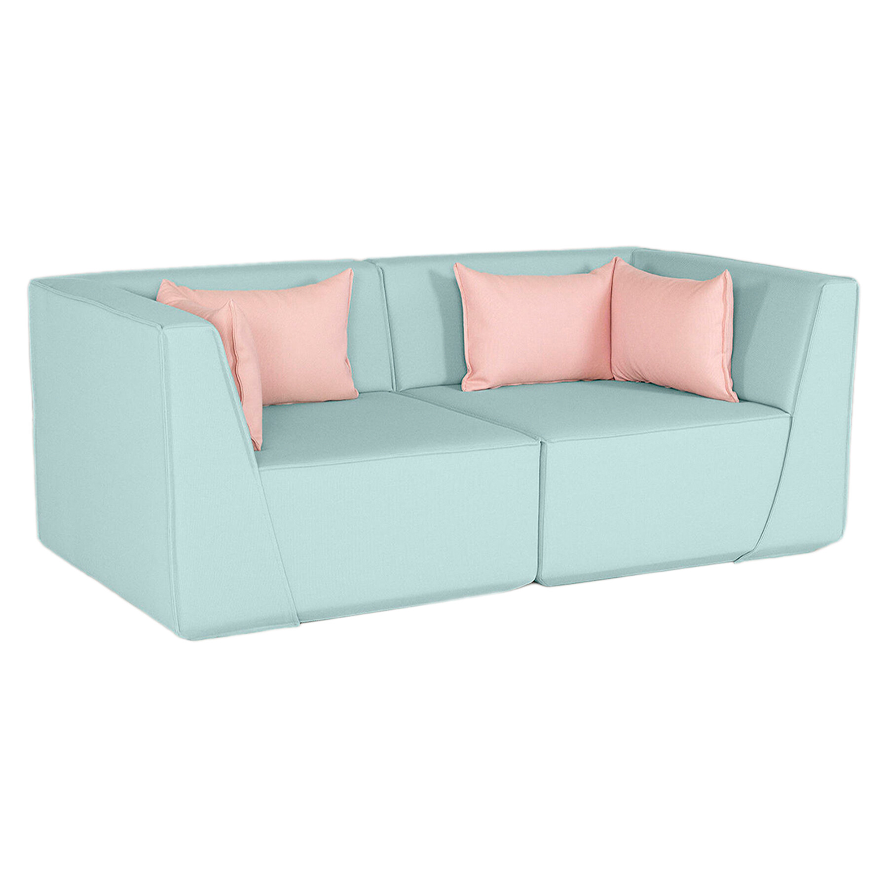 Диван Cubit Sofa прямой голубой