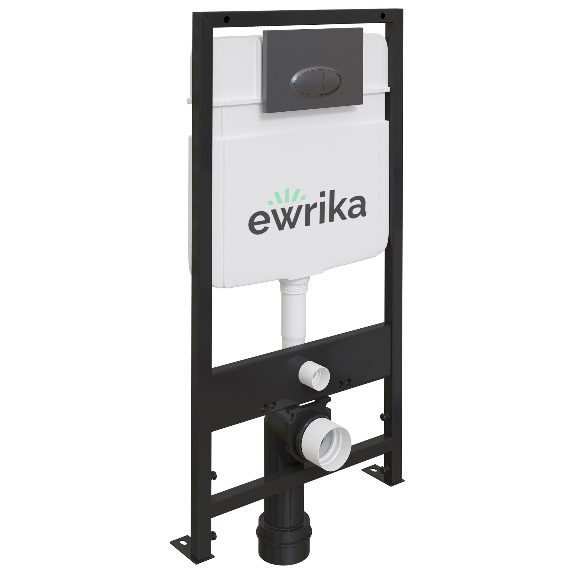 Система инсталляции для унитазов Ewrika ProLT 0026-2020 с кнопкой смыва черной матовой 0054