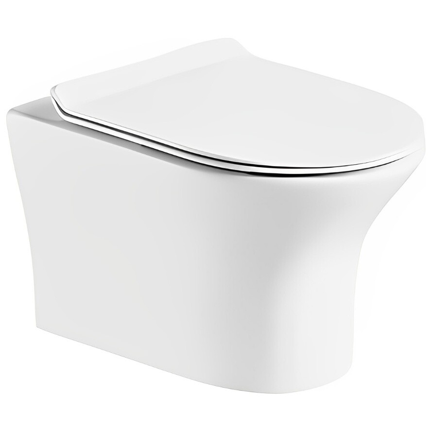 Унитаз подвесной безободковый белый Cerutti SPA Bernina Aria CT7191