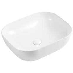 Раковина накладная овальная белая D&K Venice DT1020116