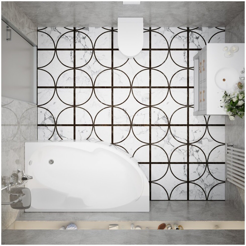 Ванна акриловая белая правая Triton "София 170" Щ0000046665 - изображение 5