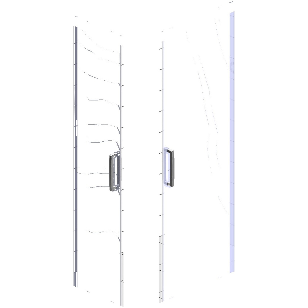 Душевой уголок 140х90 см хром глянец, стекло матовое Stworki "Карлстад" - изображение 14