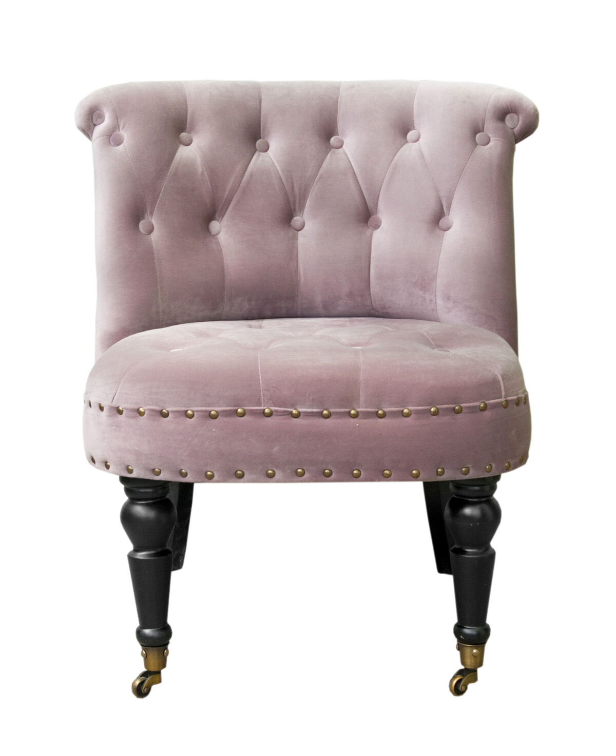 Кресло мягкое с деревянными ножками розовое Aviana pink velvet