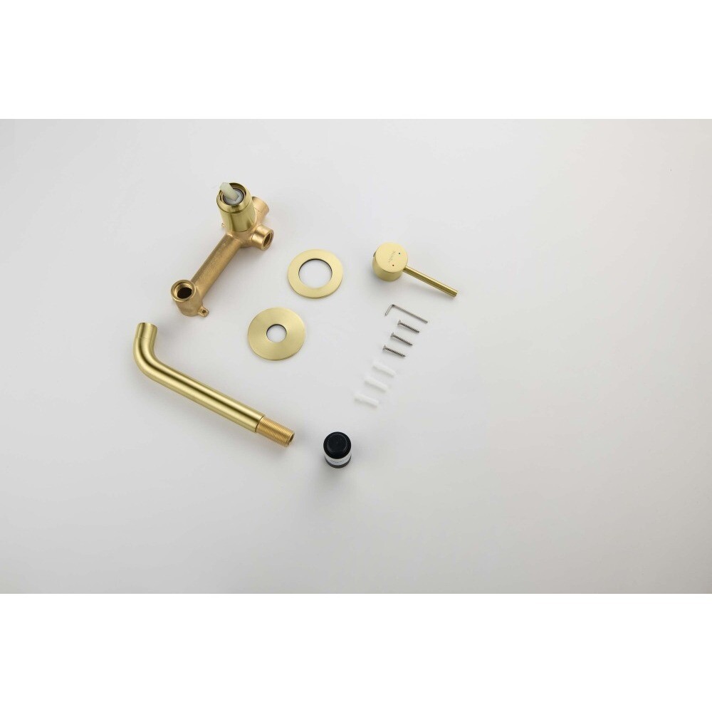 Смеситель для раковины встраиваемый золотой Aquatek "Европа" AQ1313BG - изображение 11