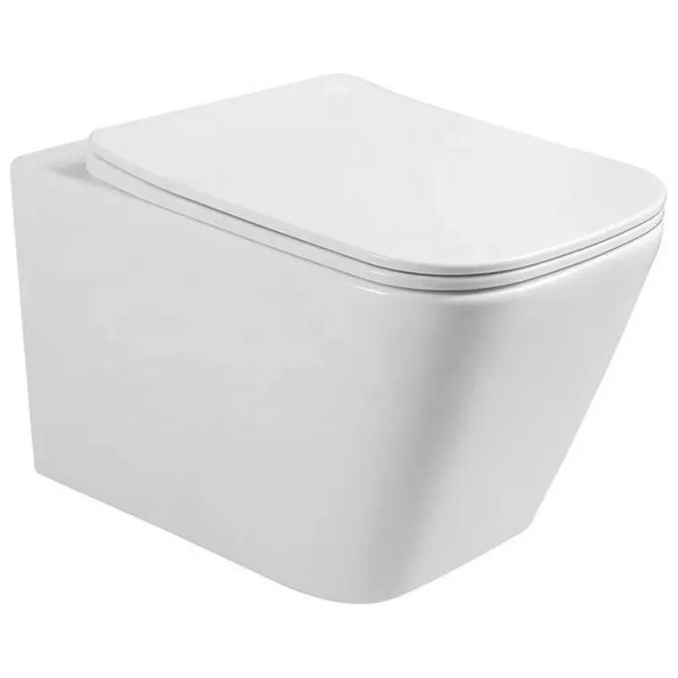 Унитаз подвесной безободковый белый матовый Cerutti SPA Maiella Aria MW CT9164