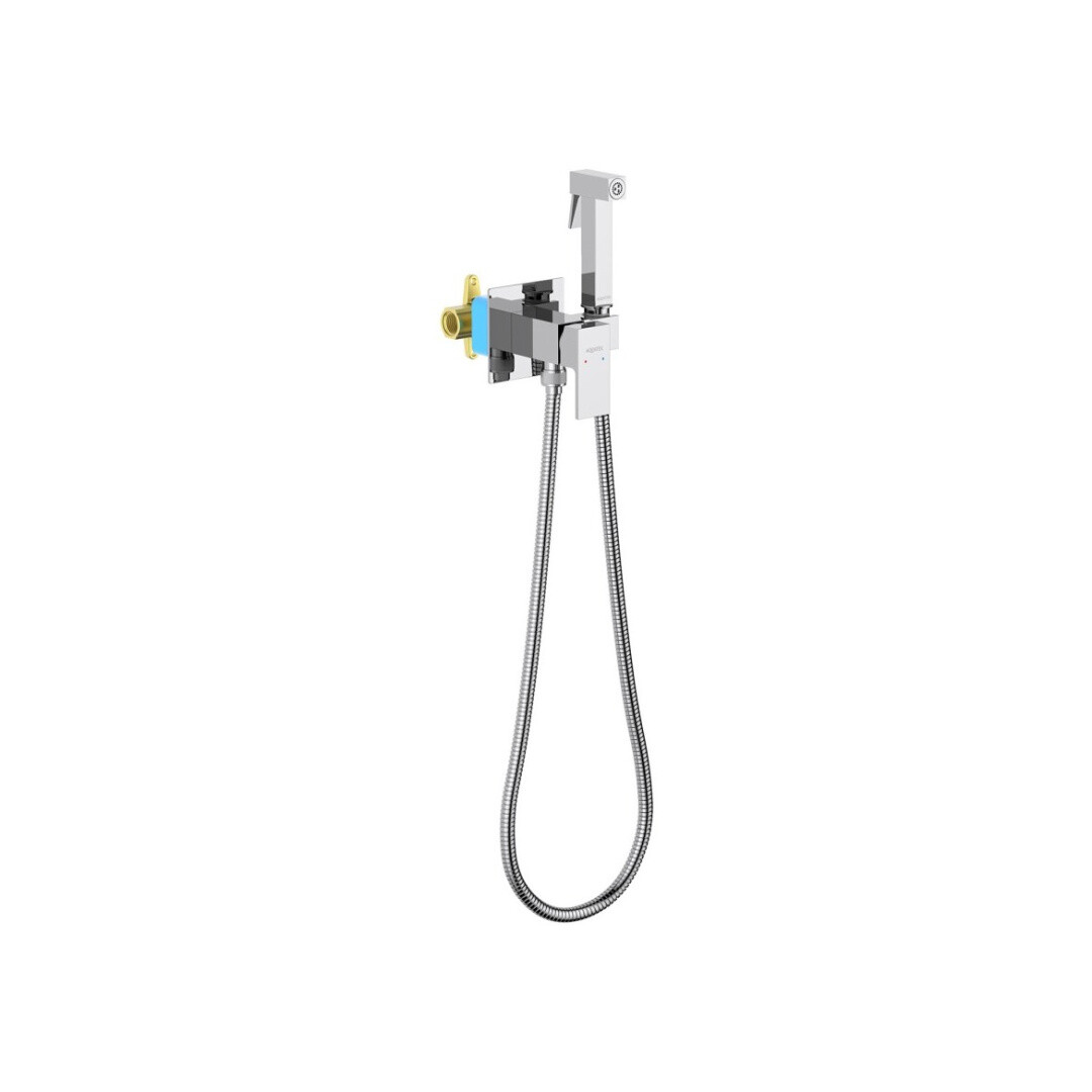 Гигиенический душ встраиваемый со смесителем хром Aquatek &quot;Либра&quot; AQ1022CR