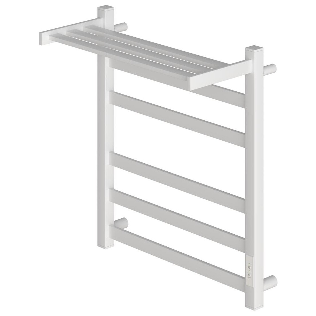 Полотенцесушитель электрический правый с полкой 50х60 см белый Point "Меркурий" PN83856PW П5 - изображение 4