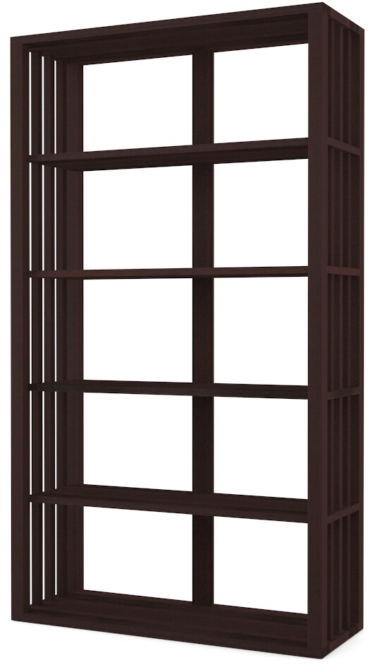 Стеллаж открытый черный 120 см Dilan Black