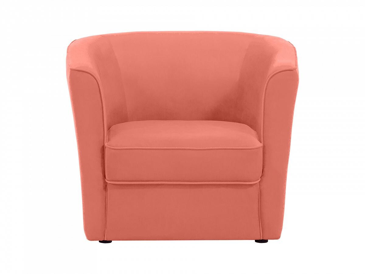 Кресло с мягкими подлокотниками оранжевое California
