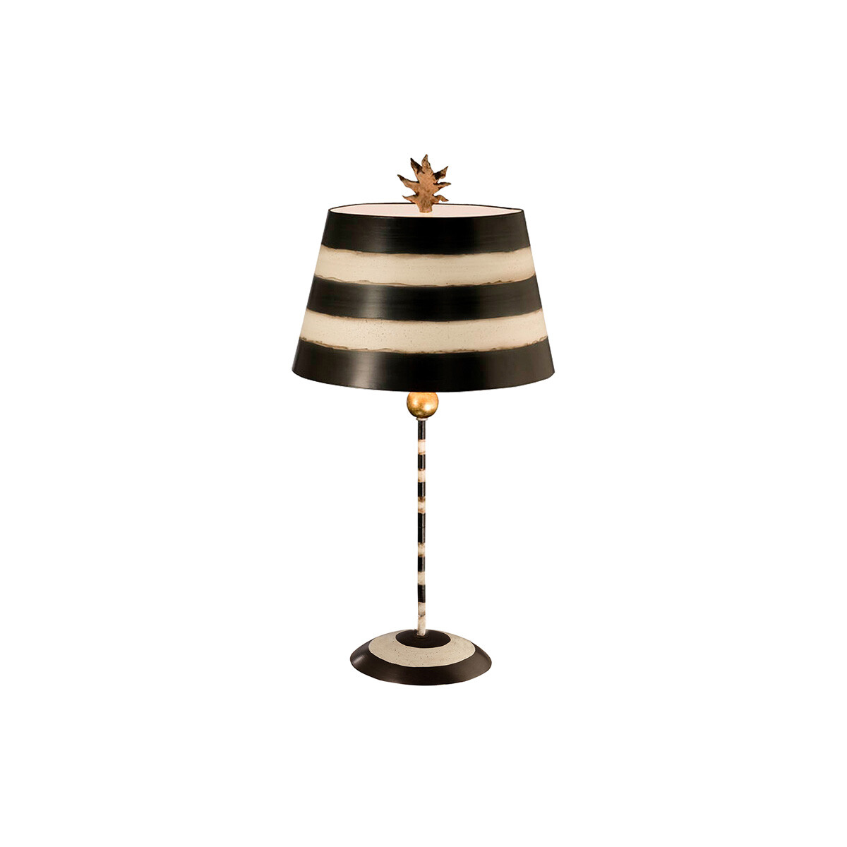 Настольная лампа с абажуром черная, белая FB-SOUTHBEACH-TL