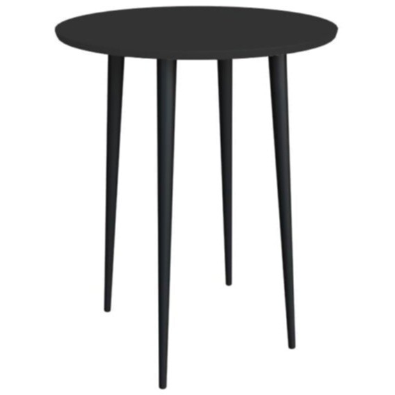 Обеденный стол круглый черный 60 см &quot;Спутник мини&quot;