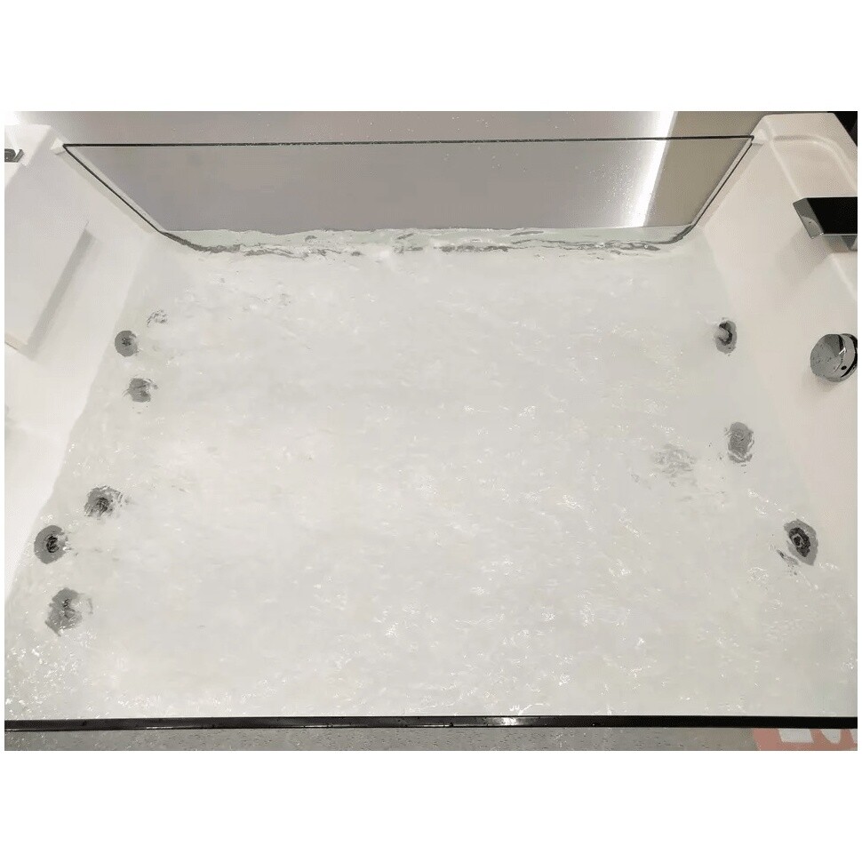 Ванна акриловая 170х120 см гидромассажная белая Ceruttispa C-454A - изображение 5