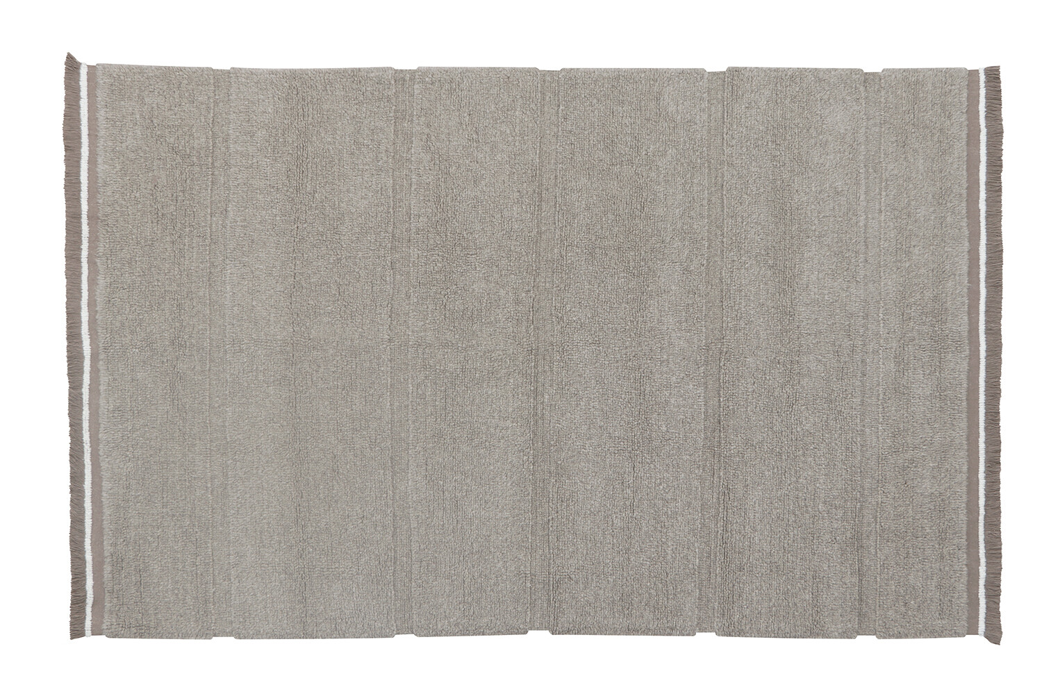 Ковер шерстяной стираемый серый 170х240 см Steppe - Sheep Grey