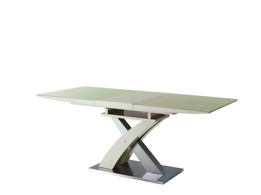 Обеденный стол раздвижной серебро 140-180 см Louis Vuitton