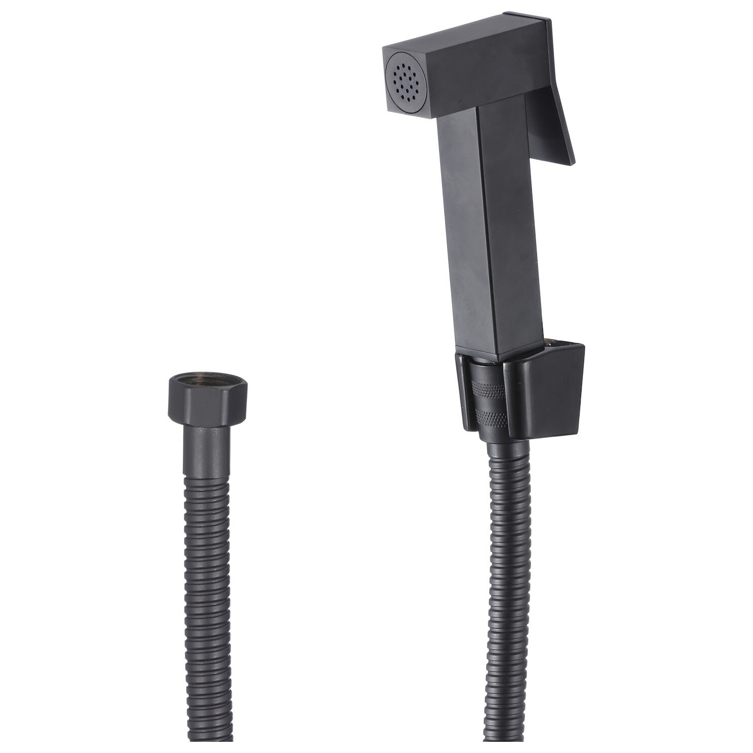 Гигиенический душ с держателем и шлангом черный D-Lin D61044-A