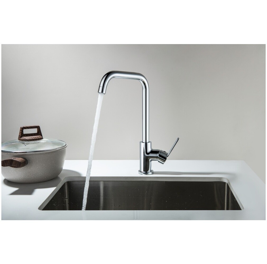 Смеситель для кухни хром Aquatek "Лугано" AQ1781CR - изображение 5