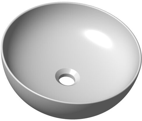 Раковина накладная керамическая круглая 40 см белая Ravak Uni 400 B Slim XJX01140003