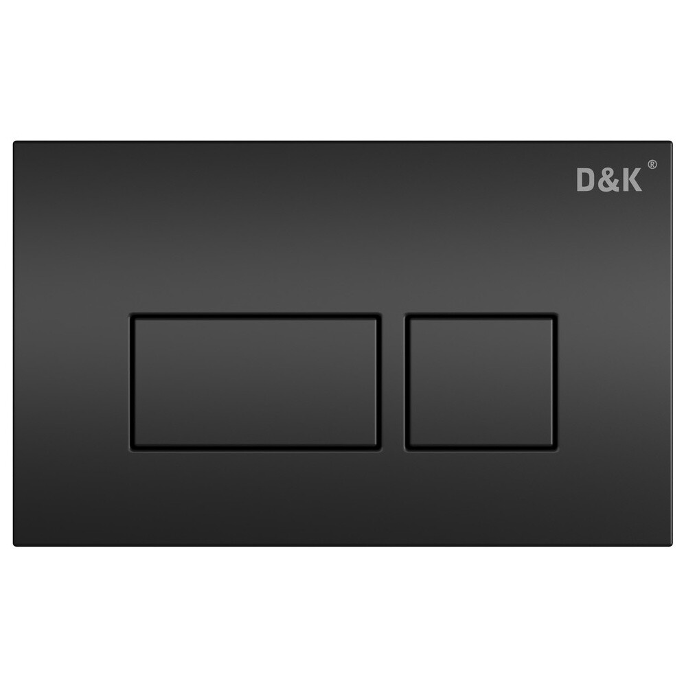 Клавиша смыва механическая черная D&K Berlin DB1439025
