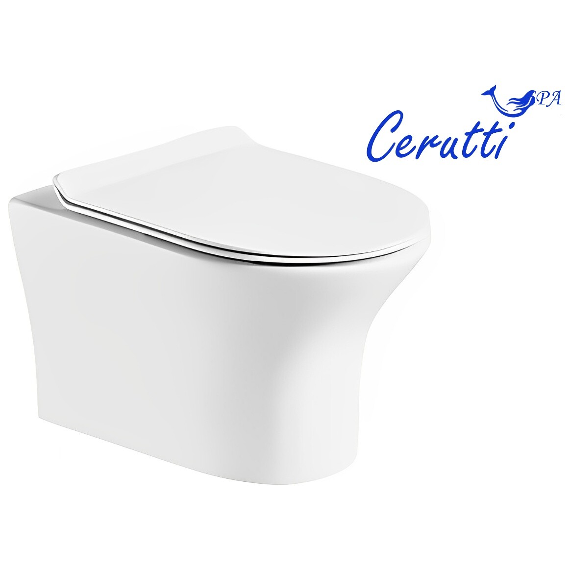 Унитаз подвесной безободковый белый Cerutti SPA Bernina Aria CT7191 - изображение 6