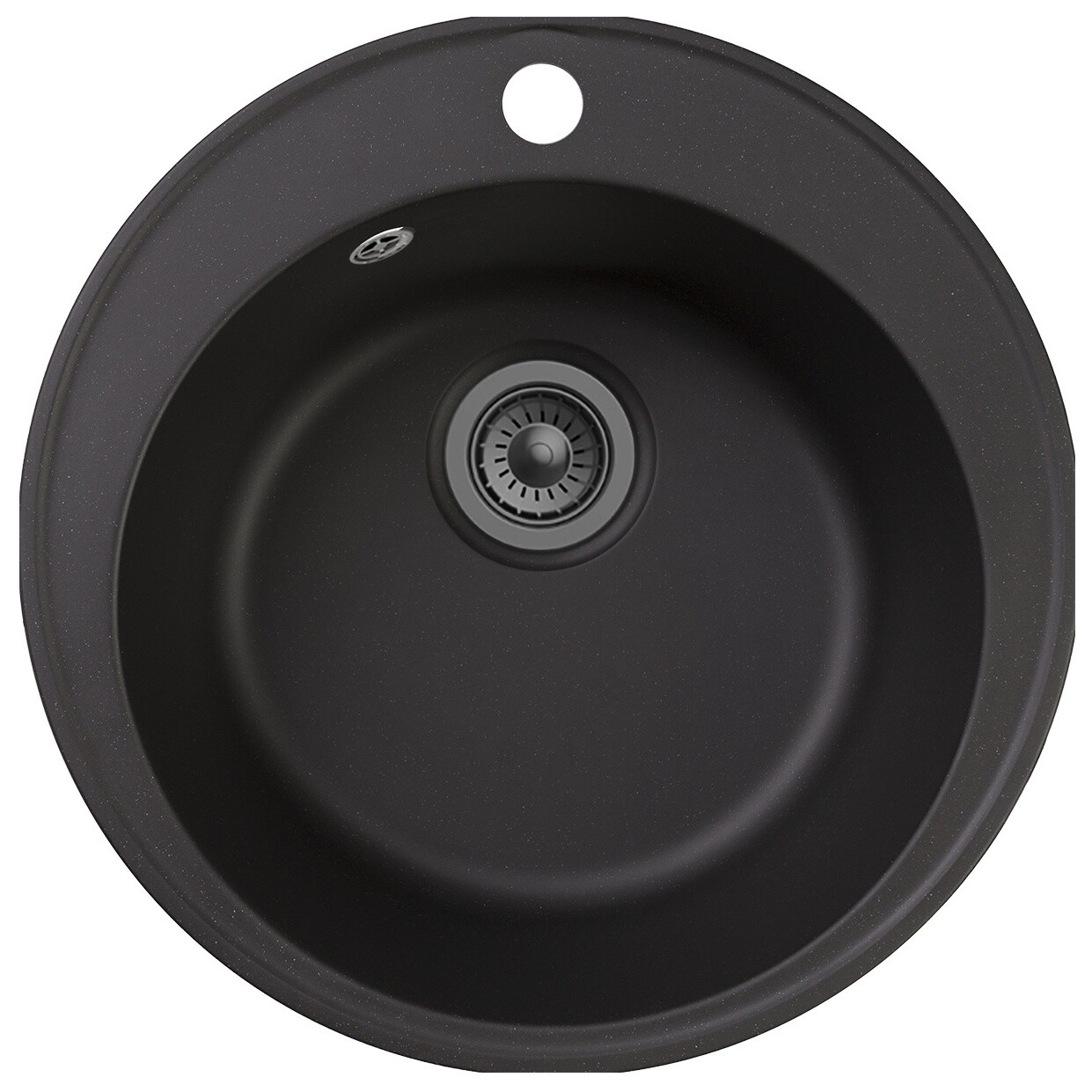 Мойка кухонная черная Reflection Arena RF0148BL - изображение 5