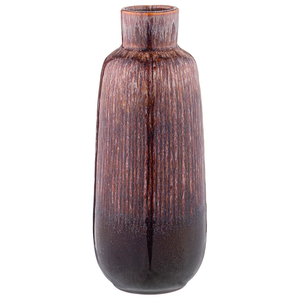 Ваза декоративная керамическая 27 см коричневая ARM-146-1889