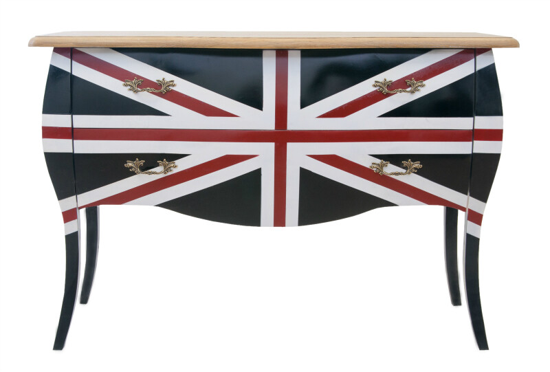 Комод для спальни с британским флагом Baina