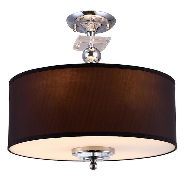 Потолочный светильник с абажуром коричневый 3207-PL