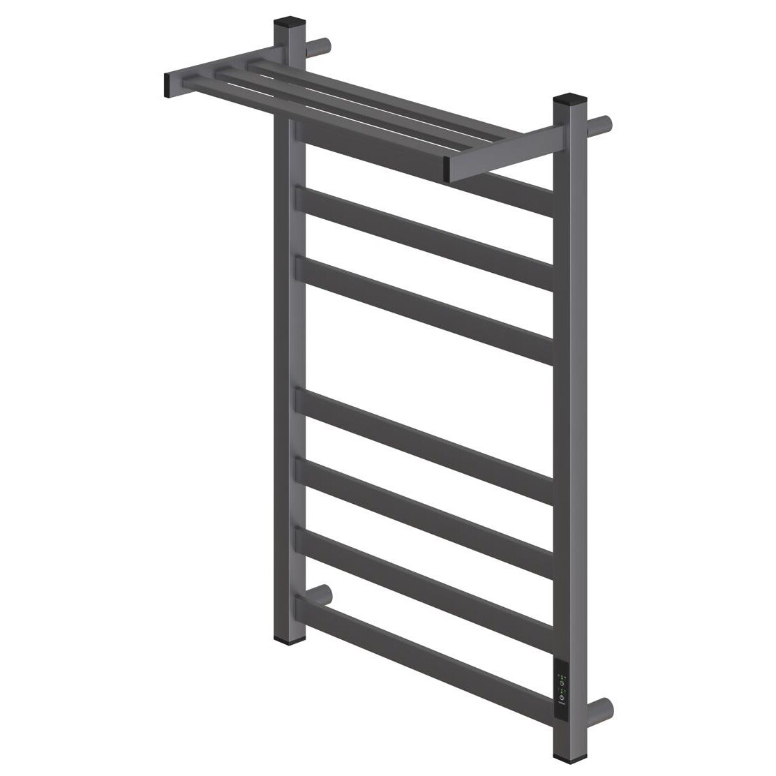 Полотенцесушитель электрический правый с полкой 50х80 см графит Point "Меркурий" PN83858PGR П7 - изображение 4