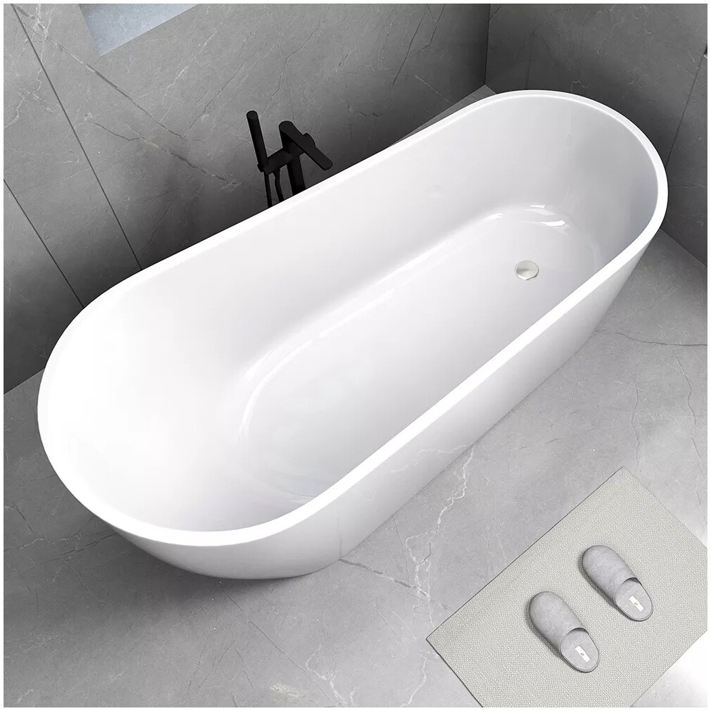 Ванна акриловая белая Cerutti SPA Viva 170 CT9127 - изображение 4