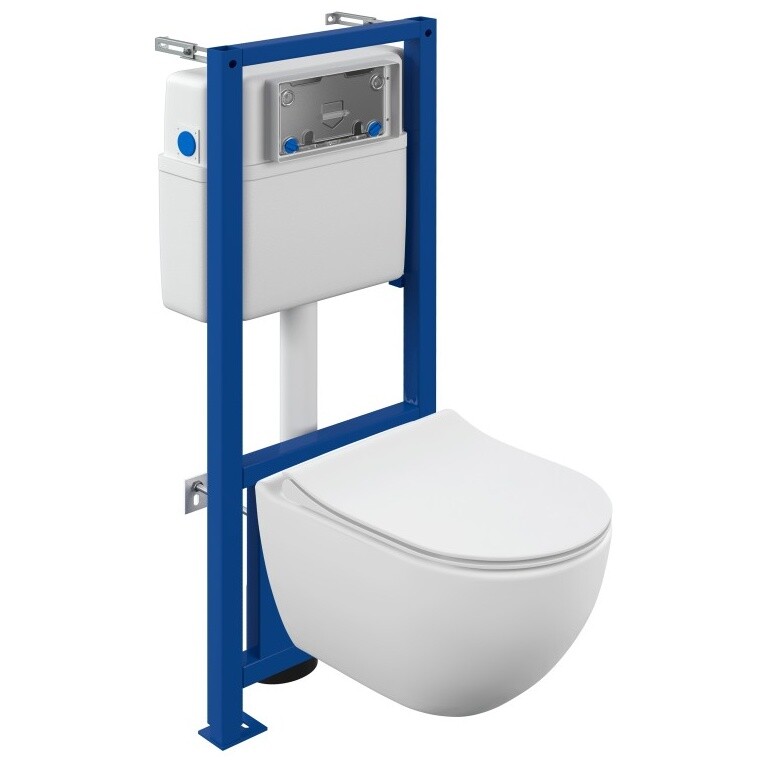 Комплект Cersanit BRASKO SMART CO DPL EO slim инсталляция LINK PRO LP