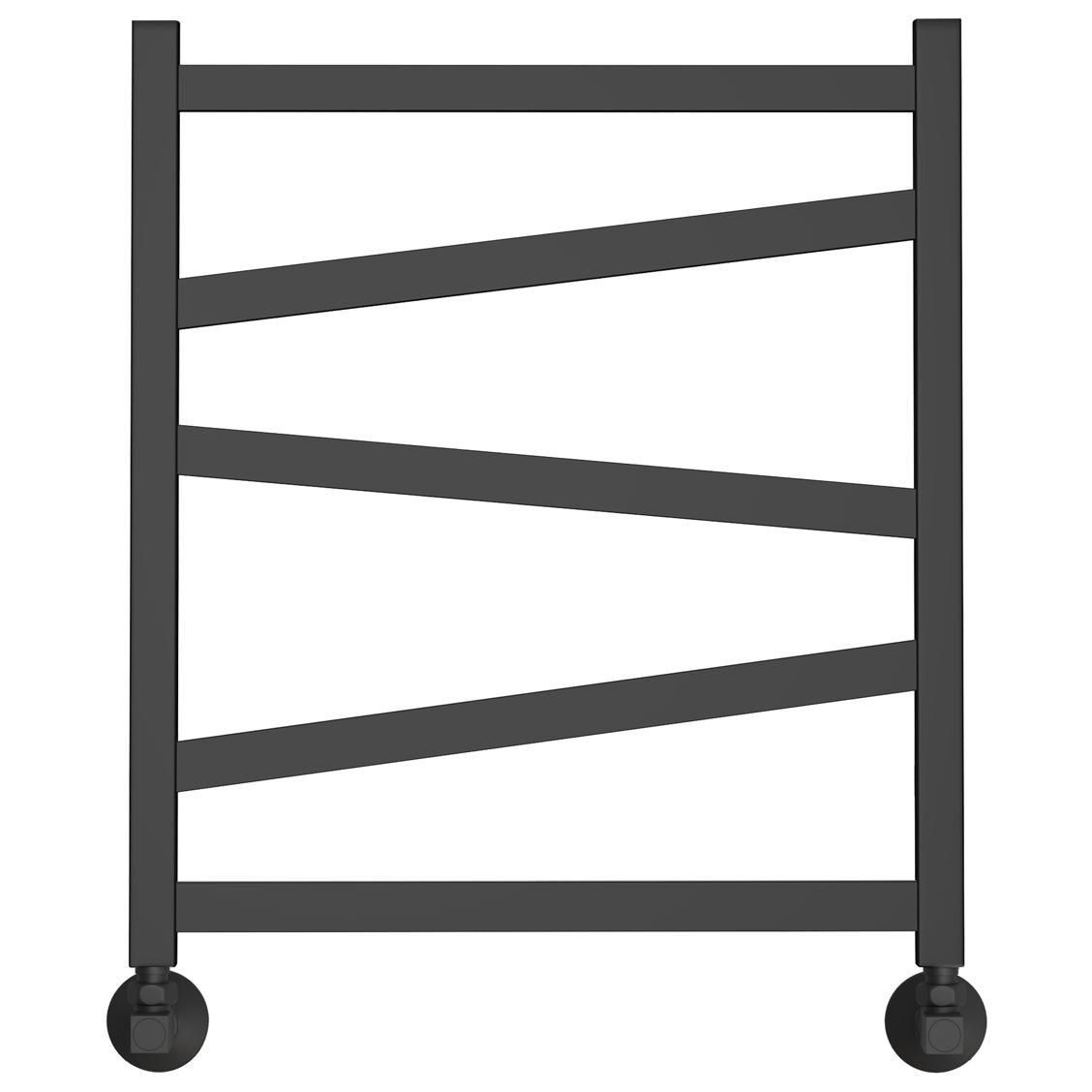 Полотенцесушитель водяной 50х60 см черный Point "Феникс" PN15156B П5 - изображение 4