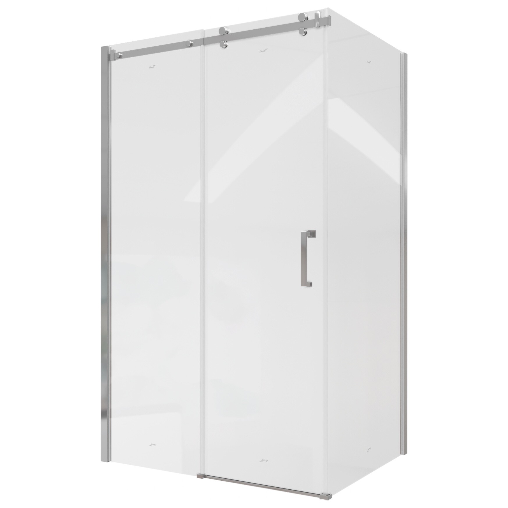 Душевой уголок прямоугольный 90x120 см хром Cerutti SPA Ceza's 120